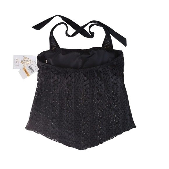 Becca Black Crochet Two Piece Bikini Top S And Bottoms XS - Picture 6 of 15